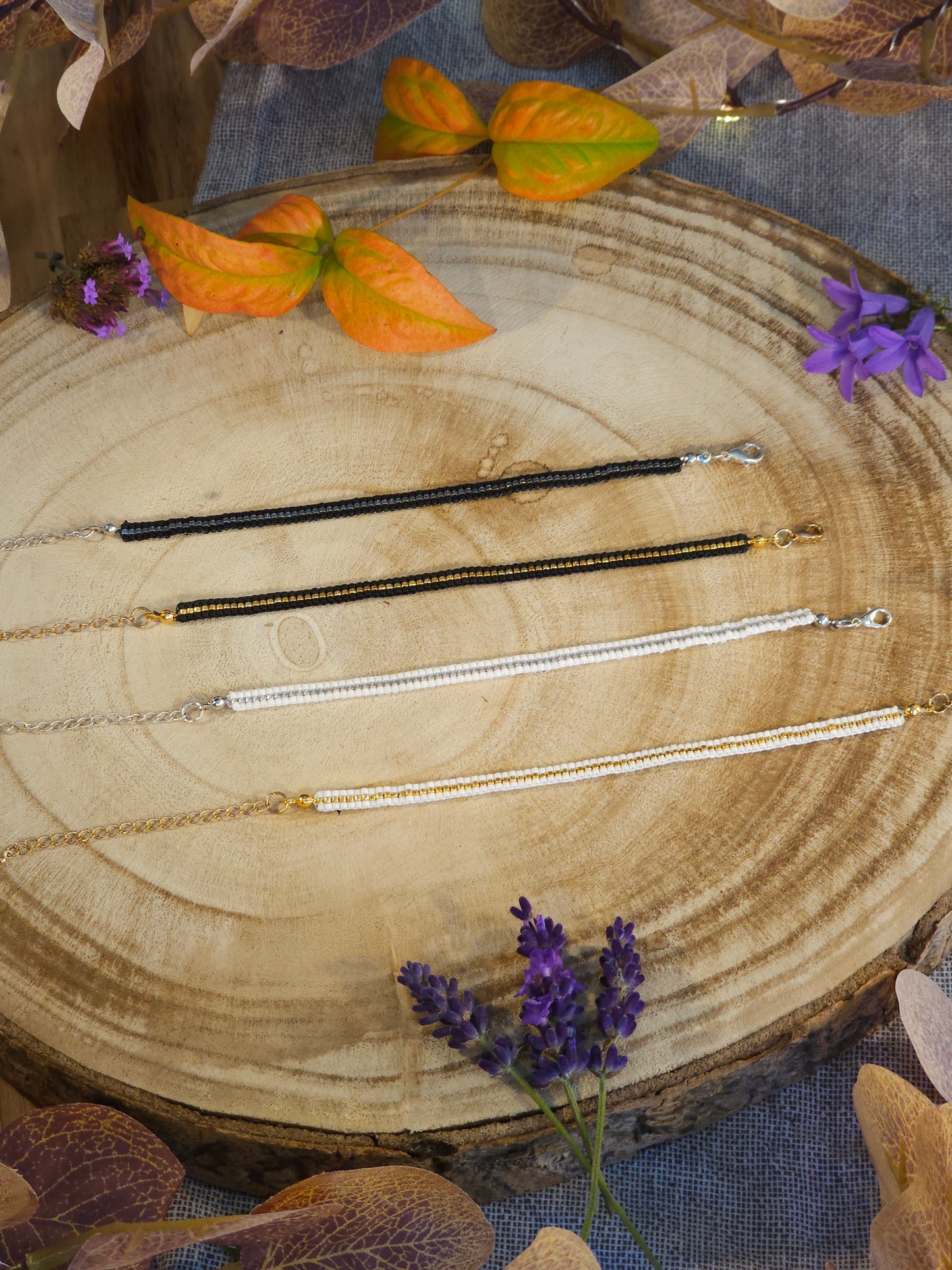 Bracelets tissés chics