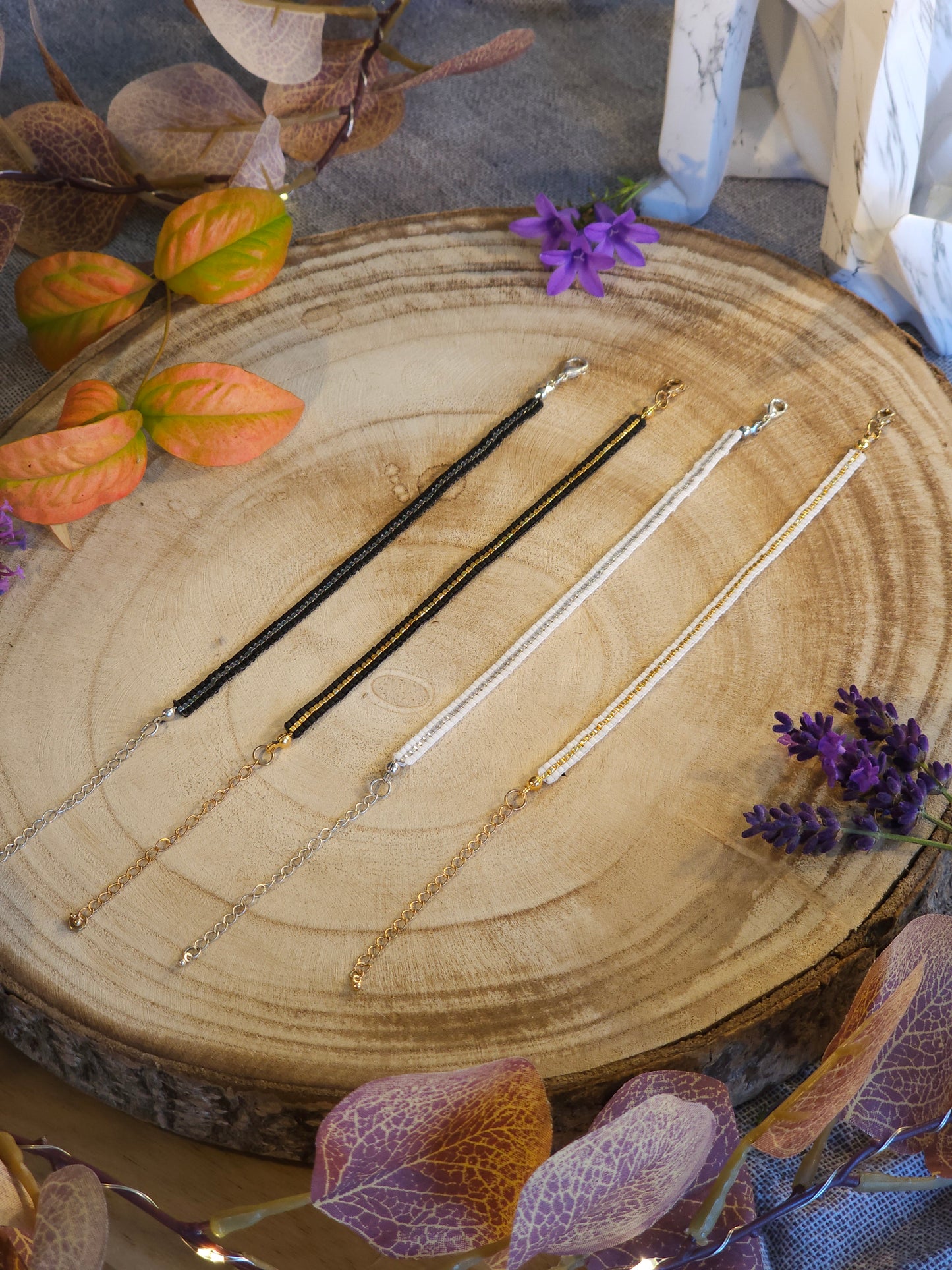 Bracelets tissés chics