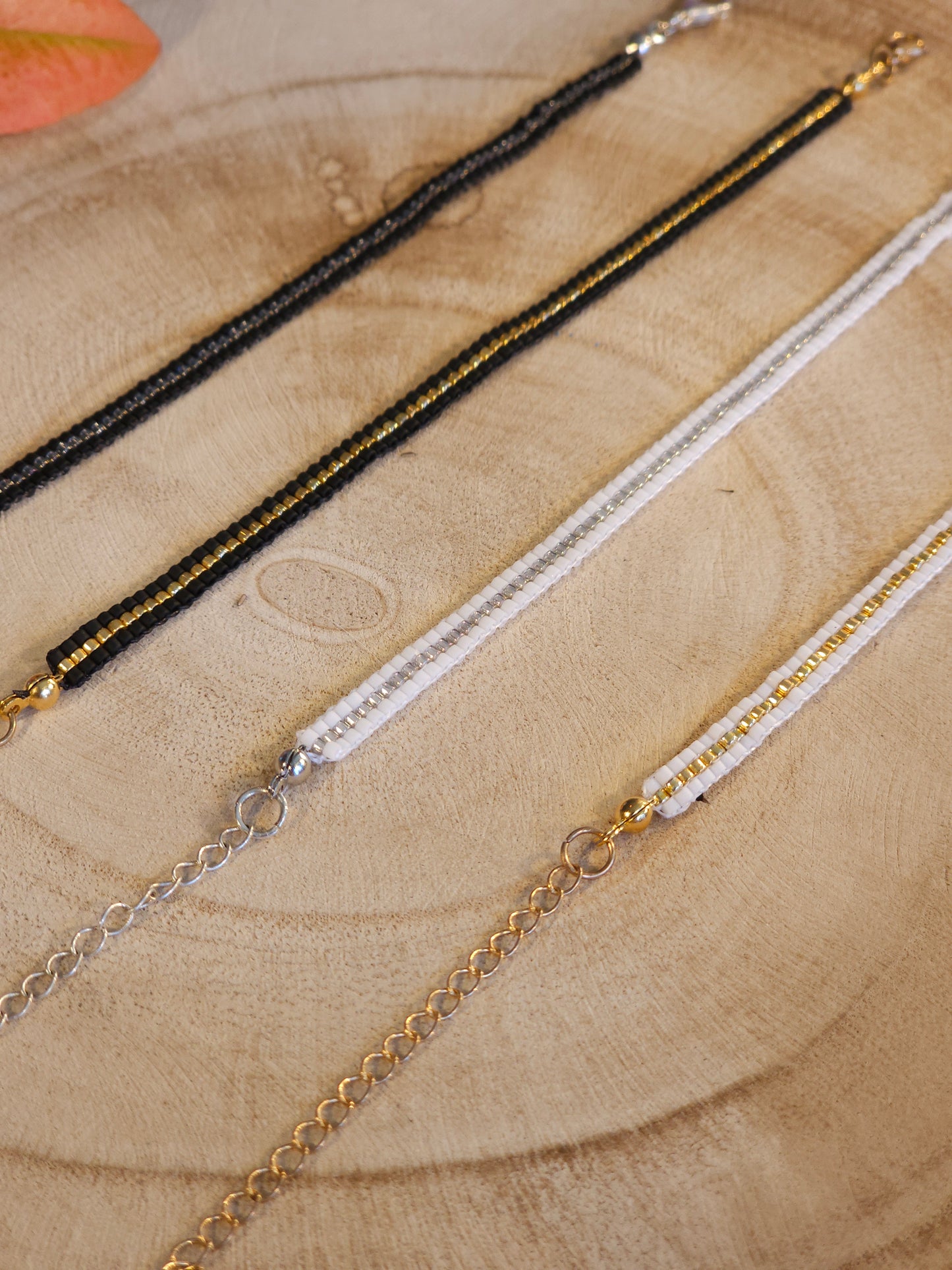 Bracelets tissés chics