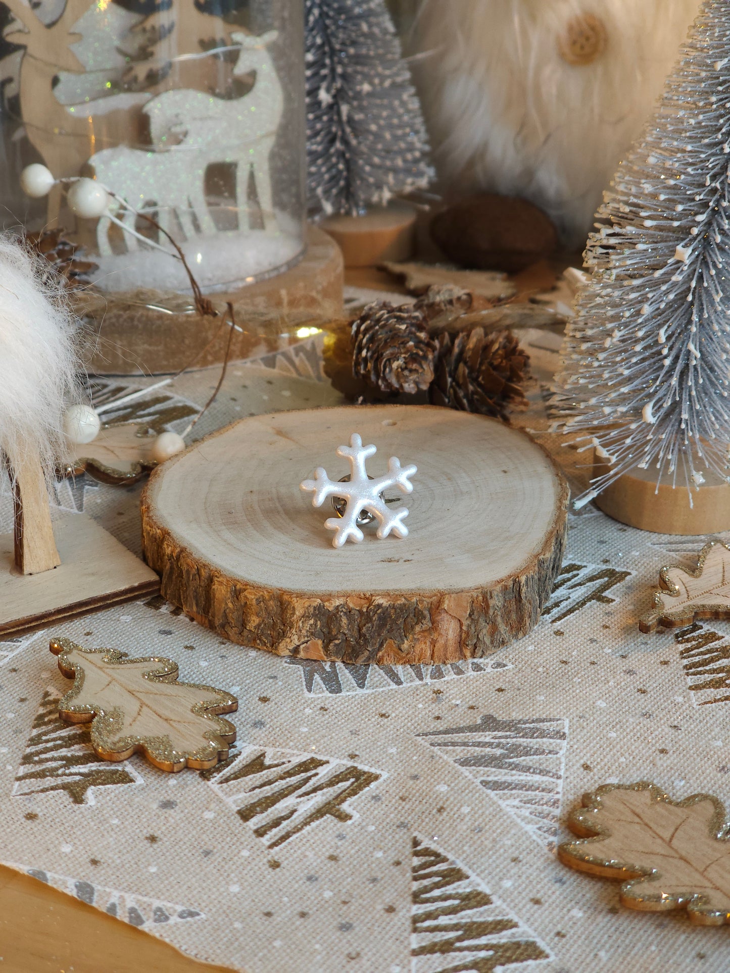 Collection de Noël : Pin's Flocons ❄️