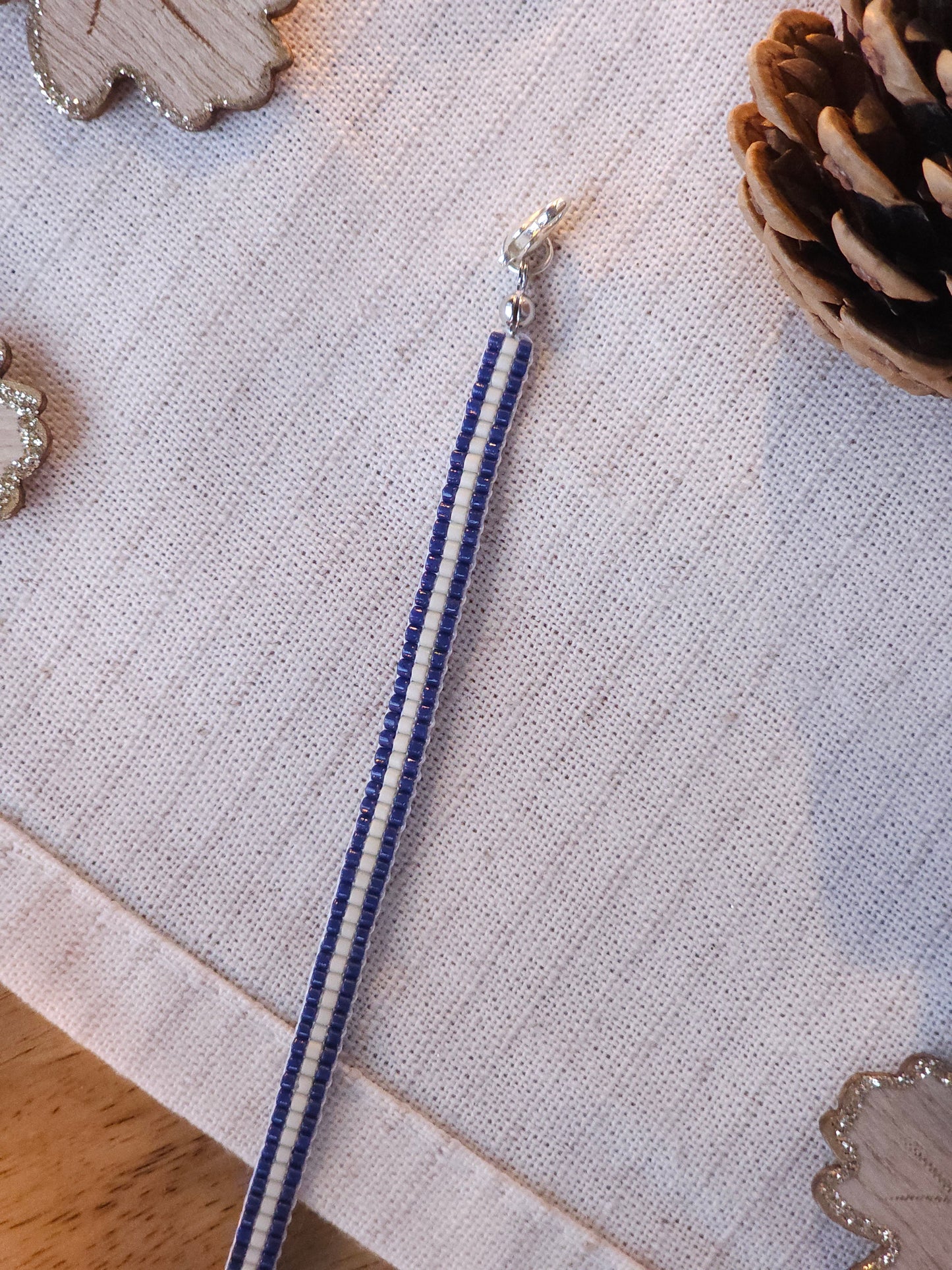 Bracelets tissés brillants