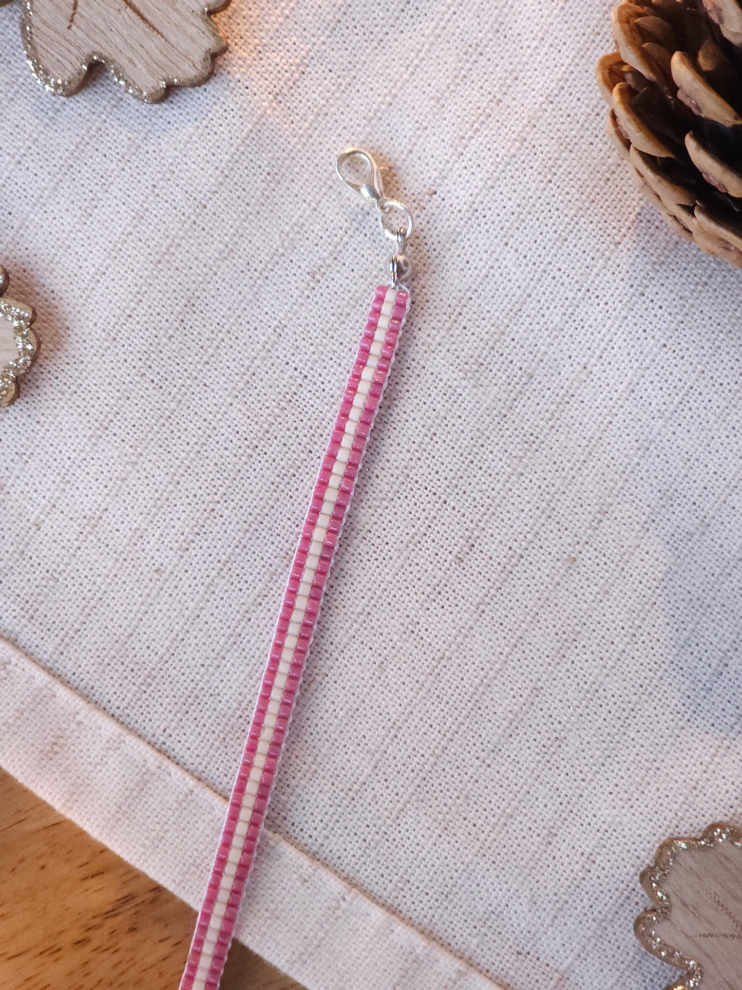 Bracelets tissés brillants