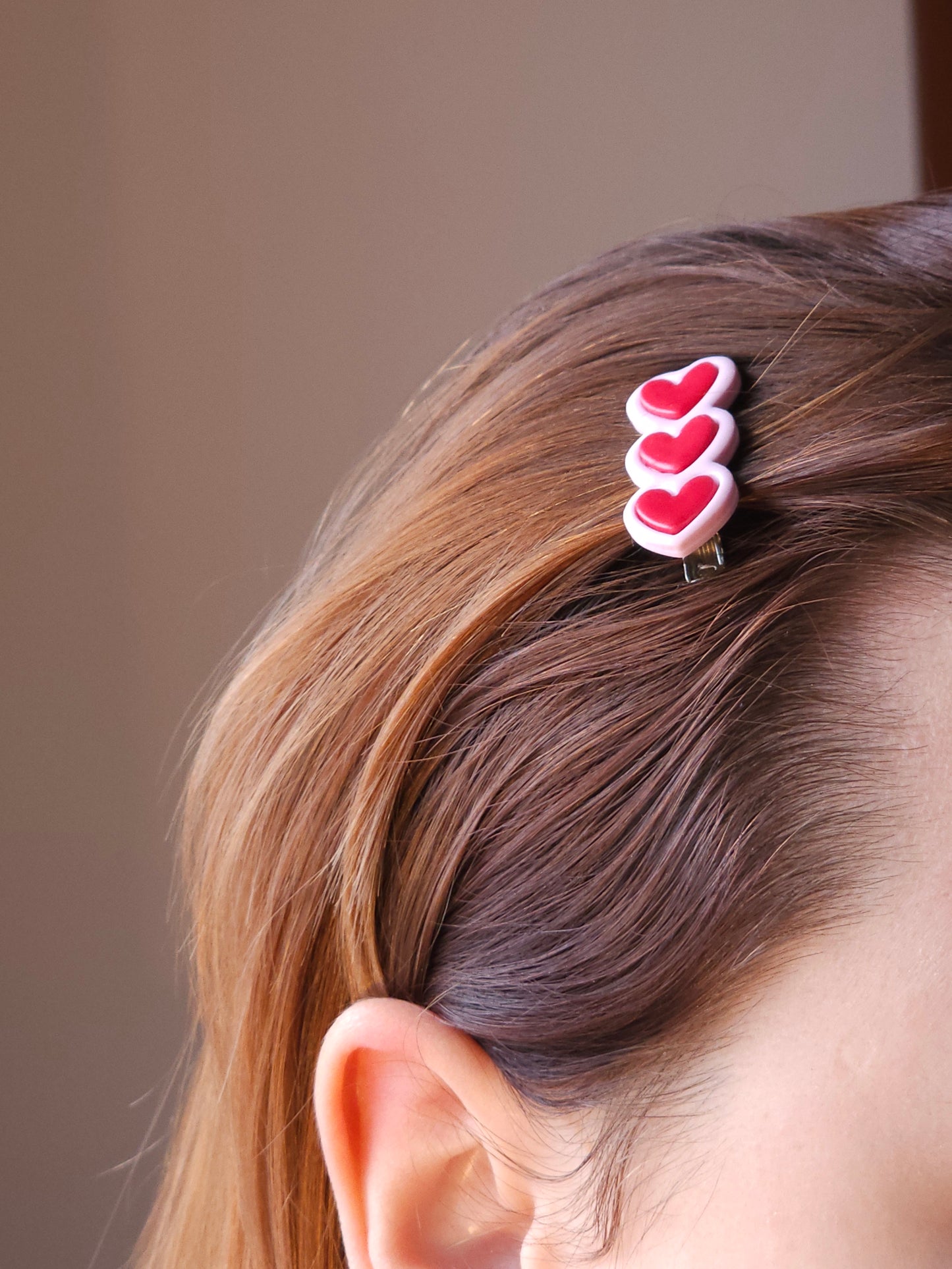 Pinces à cheveux Saint Valentin