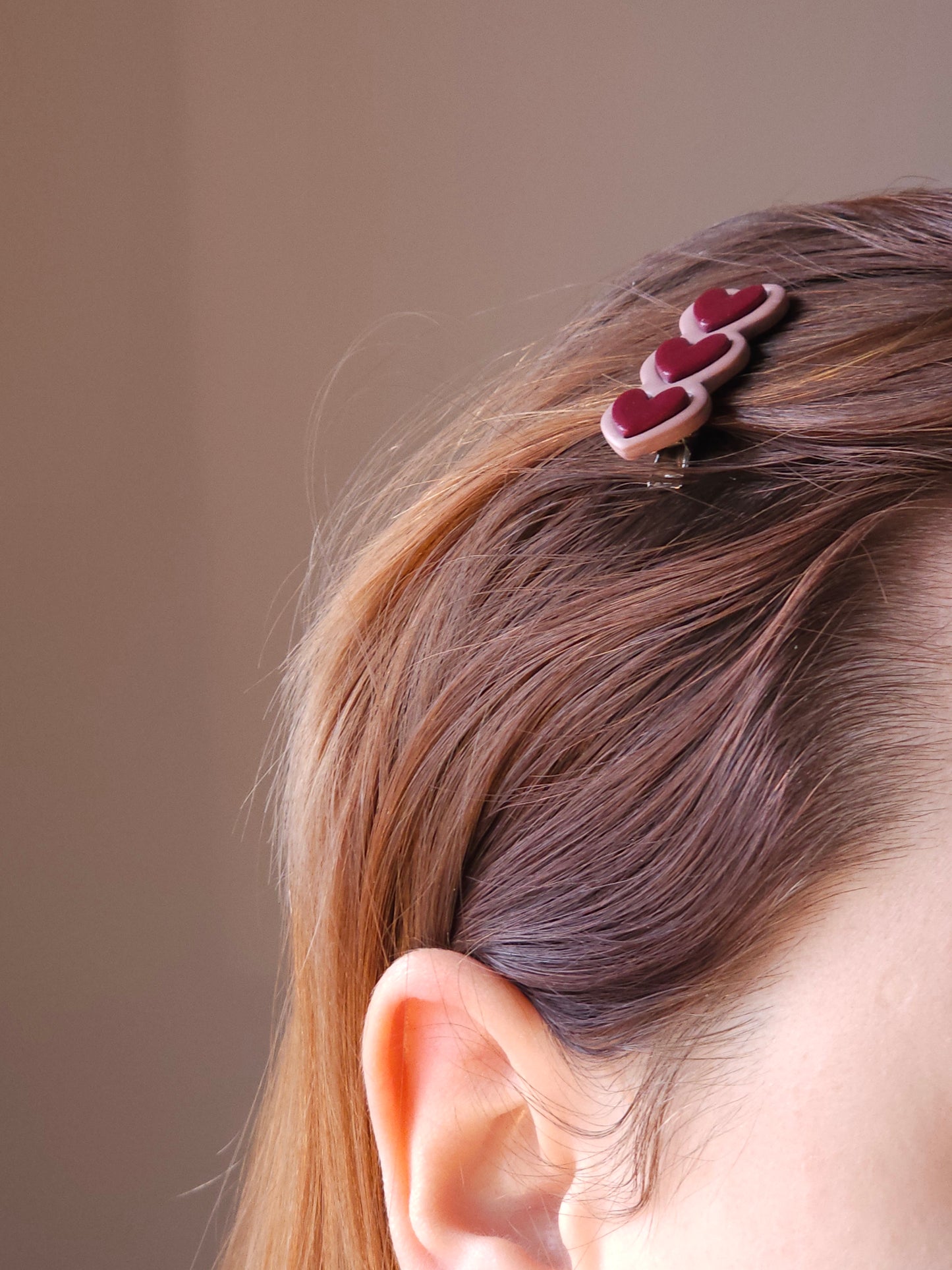 Pinces à cheveux Saint Valentin
