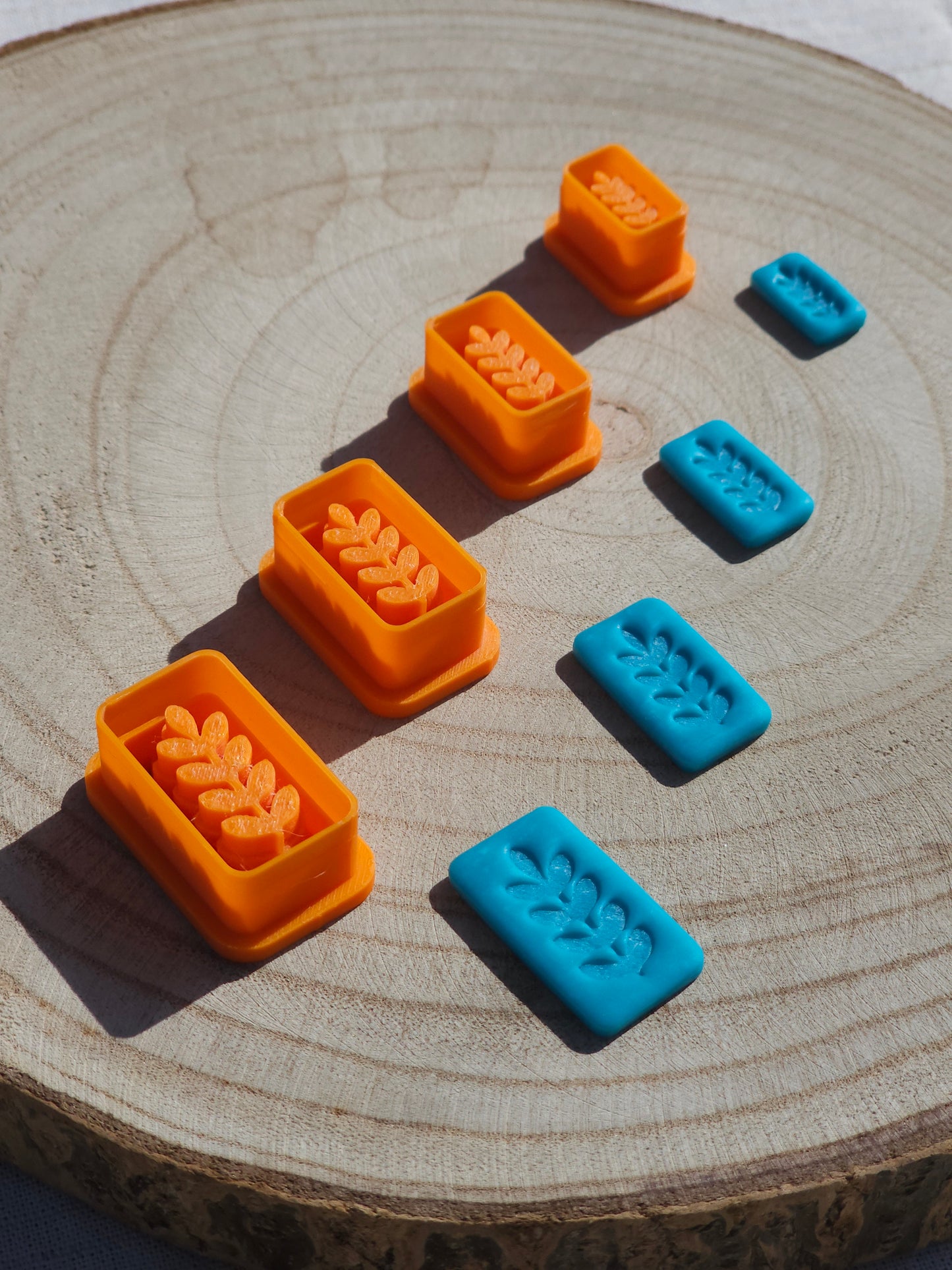 Emporte-pièce Rectangle feuille, pour argile polymère