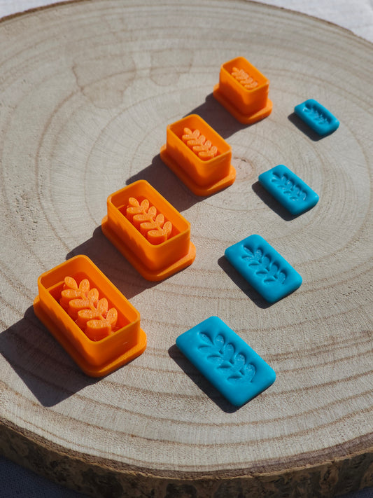 Emporte-pièce Rectangle feuille, pour argile polymère