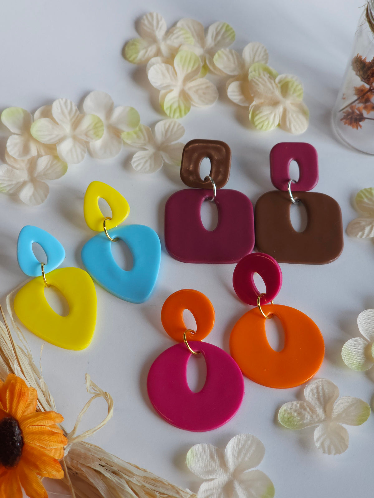 Boucles d'oreilles rétro