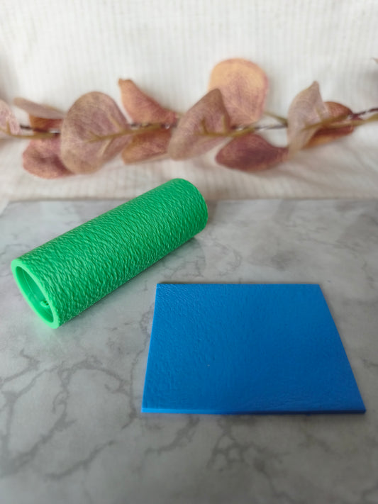 Rouleau de texture effet papier de verre, pour argile polymère