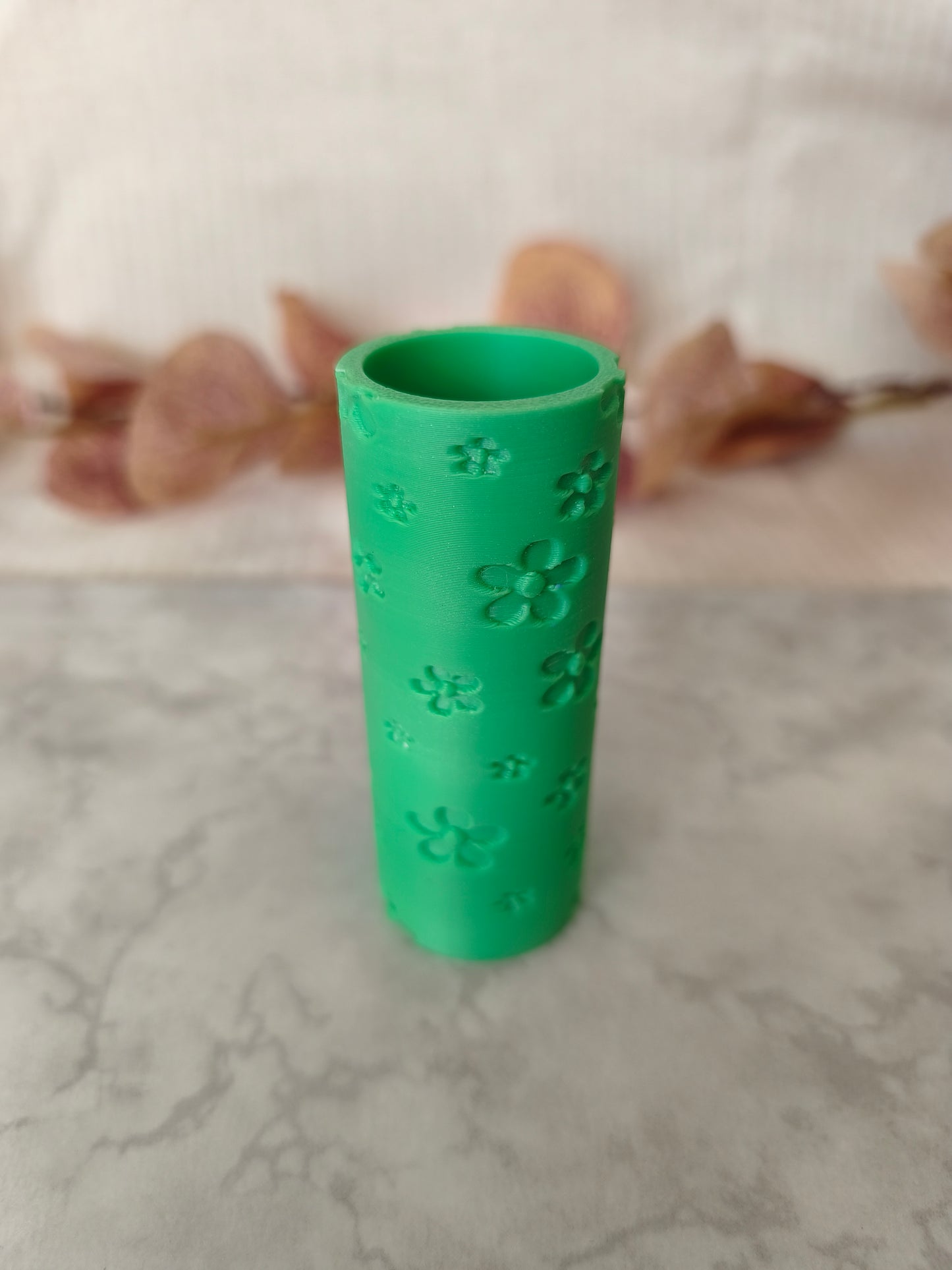 Rouleau de texture effet petites fleurs, pour argile polymère
