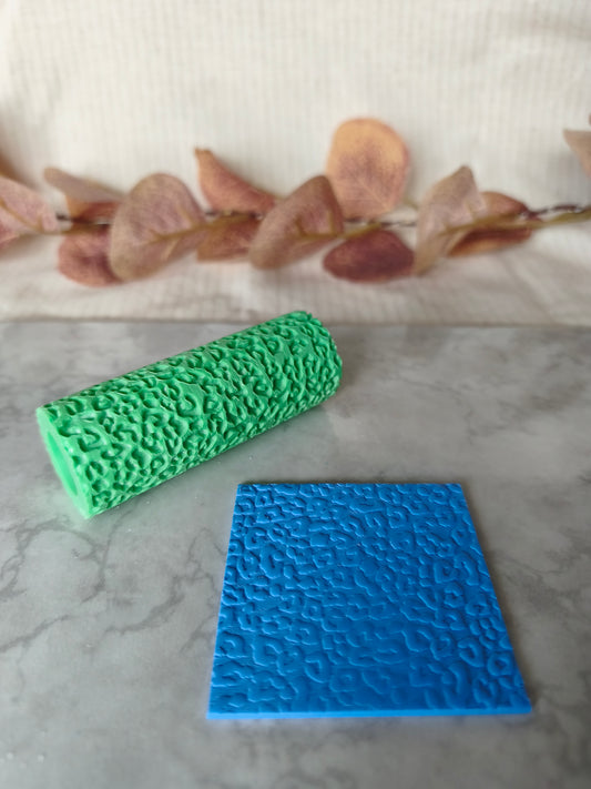 Rouleau de texture effet léopard, pour argile polymère