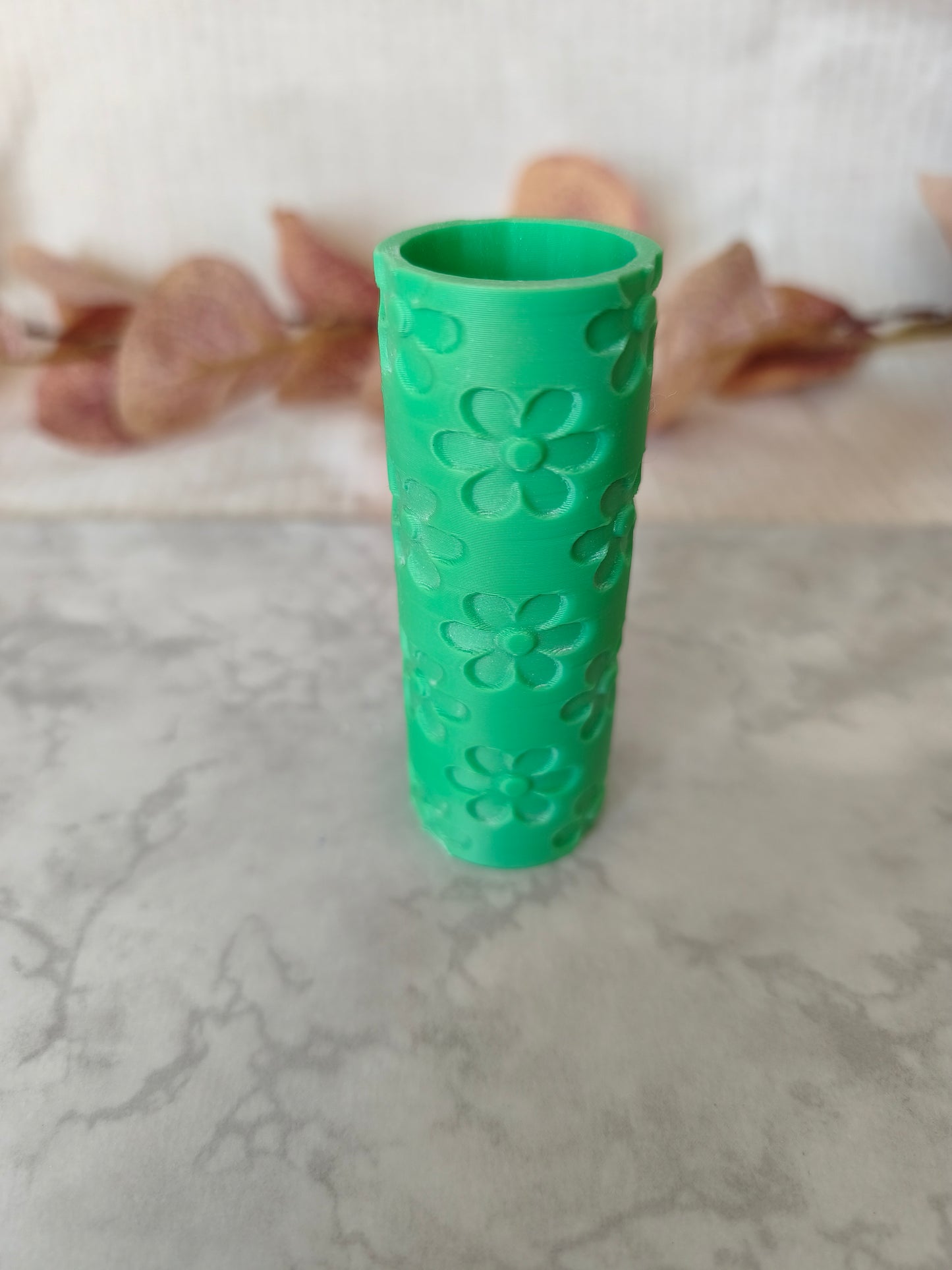 Rouleau de texture effet grandes fleurs, pour argile polymère